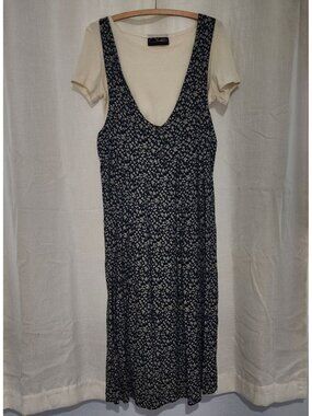 Vintage Women's Junior's Dress Cropped Top Floral Print Size 15/16